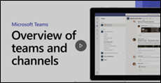 Overview of teams and channels